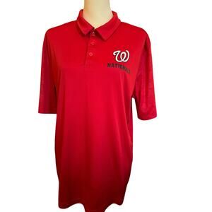 Washington Nationals MLB Majestic Polo, Size L